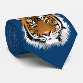 Tiger Head Stropdas (Opgerold)