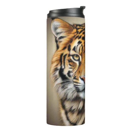 Tiger Head Thermosbeker (Gedraaid links)