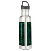 Tiger hiding in Foliage               Waterfles (Achterkant)