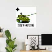TIGER HUNDING POSTER (Thuiskantoor)