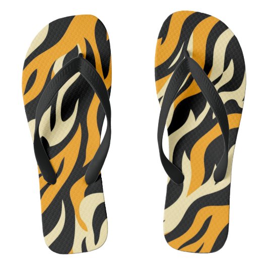 Tiger Imprimer Motif tongs (Semelle)