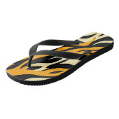 Tiger Imprimer Motif tongs (Incliné)