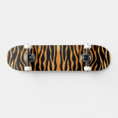 Tiger Imprimer Skateboard doré et noir (Horz)