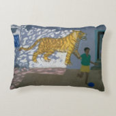 Tiger India Decoratief Kussen (Achterkant)