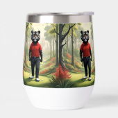 Tiger Jouant Au Golf Dans Les Bois, (Gauche)