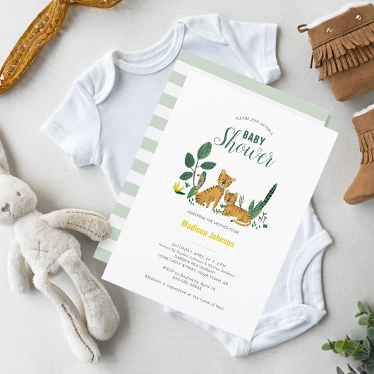 Tiger Jungle Boy | Animal | Carte Baby shower