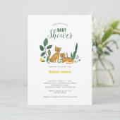Tiger Jungle Boy | Animal | Carte Baby shower (Debout devant)