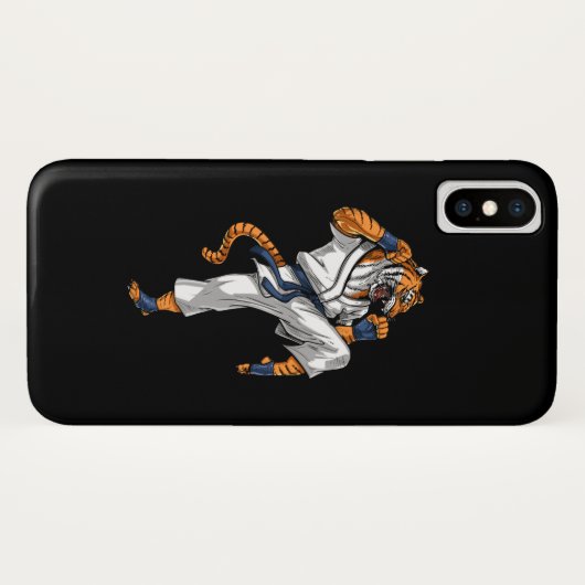 Tiger Karate Case-Mate iPhone Case (Achterkant (horizontaal))
