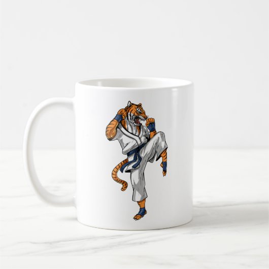 Tiger Karate Koffiemok (Links)