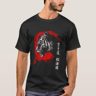 Tiger Karate Symbool shotokan Dojo training kanji T-shirt