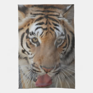 Tiger Kisses Kitchen Towel Theedoek