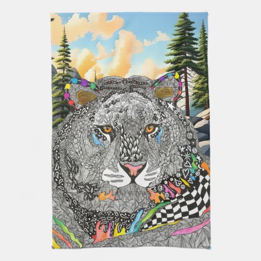 Tiger Kitchen Towel Theedoek (Verticaal)