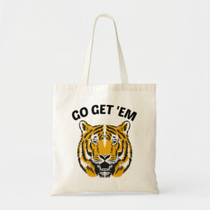 TIGER KRIJGT ZE AAN TOTE BAG