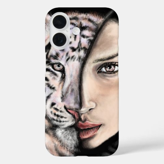 Tiger Lady iPhone Case (Achterkant)