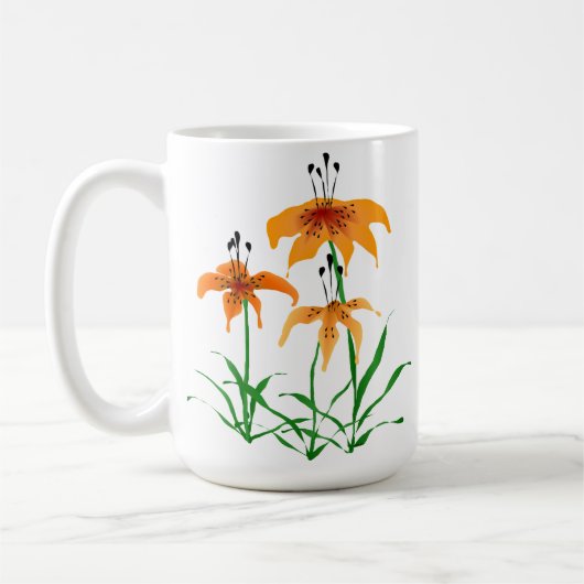 Tiger Lilies Mug (Gauche)