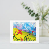 Tiger Lilies POST CARD Briefkaart (Staand voorkant)