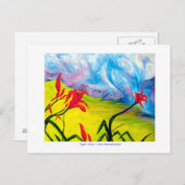 Tiger Lilies POST CARD Briefkaart (Voorkant / Achterkant)