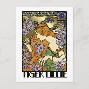 Tiger Lillie Briefkaart