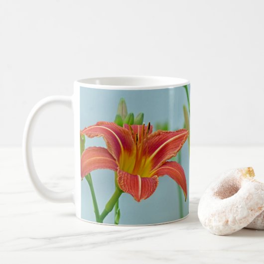 Tiger Lily Café Mug (Avec donut)