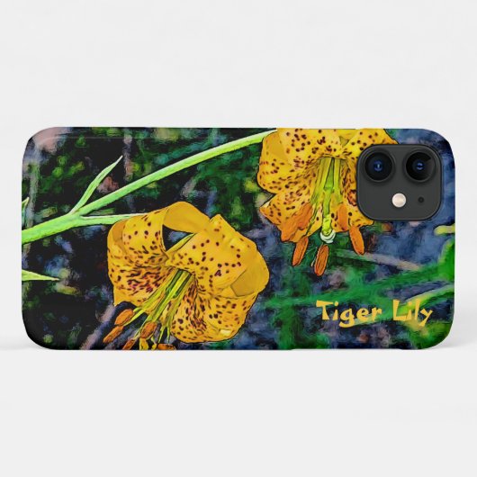 Tiger Lily Case-Mate iPhone Case (Achterkant (horizontaal))