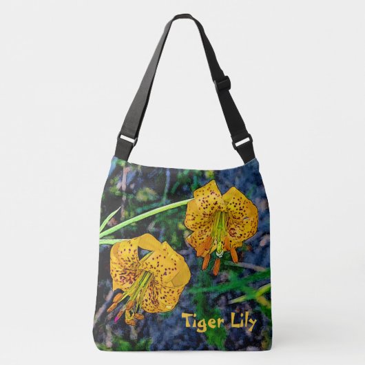 Tiger Lily Crossbody Tas (Voorkant)
