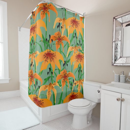 Tiger Lily Douche rideau (En situation)