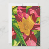 Tiger Lily Floral Bedankkaart (Voorkant)