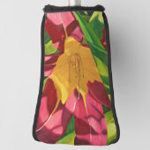Tiger Lily Floral Golfheadcover (Draai 90)