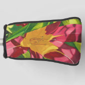 Tiger Lily Floral Golfheadcover (Voorkant)