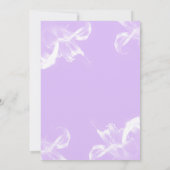 Tiger Lily Floral Invitation Mariage (Dos)