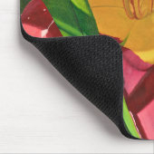 Tiger Lily Floral Muismat (Hoek)