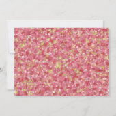 Tiger Lily Flowers Adulte Anniversaire Invitation (Dos)