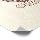 Tiger Lily  Flowers Protection Welvaart Poster (Hoek)