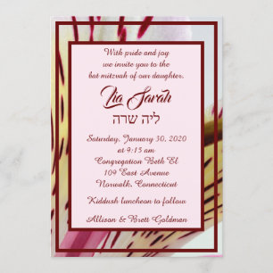 Tiger Lily Invitation Kaart