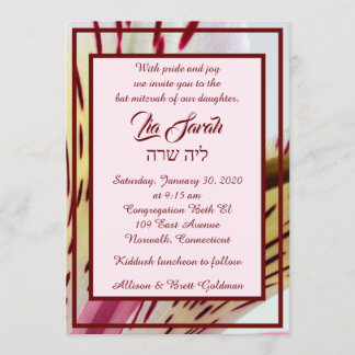 Tiger Lily Invitation Kaart