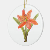 Tiger Lily Keramisch Ornament (Links)