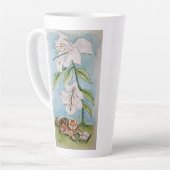 Tiger Lily Latte tasse (Angle gauche)