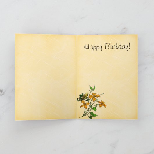 Tiger Lily Morn (kaart) Kaart (Binnen)