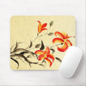 Tiger Lily - rood Muismat (Met muis)