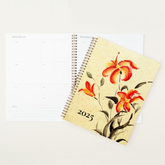 Tiger Lily - rood Planner (Display)