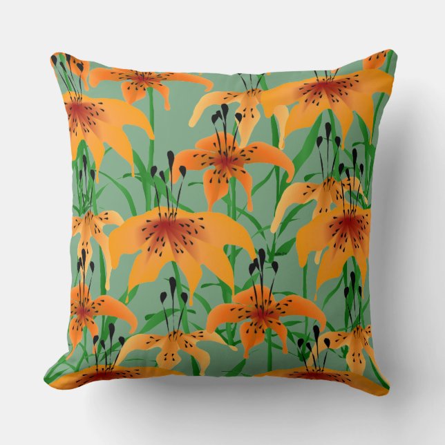 Tiger Lily Sierkussen (Voorkant)