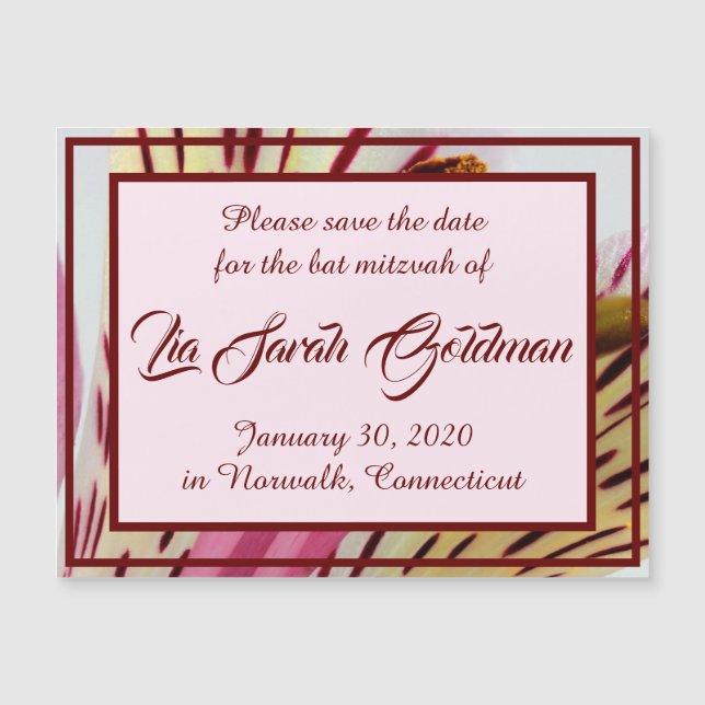 Tiger Lily sparen de Datum Magnet (Voorkant)