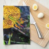 Tiger Lily Theedoek (Quarter Fold)