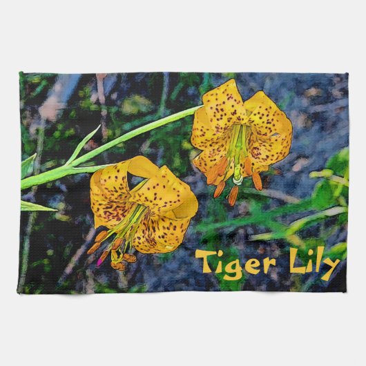 Tiger Lily Theedoek (Horizontaal)
