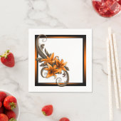 Tiger Lily Wedding Servetten (Insitu)