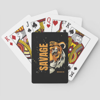 Tiger logo speelkaart pokerkaarten