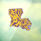 Tiger Louisiana venstersticker Raamsticker (Vel 3)