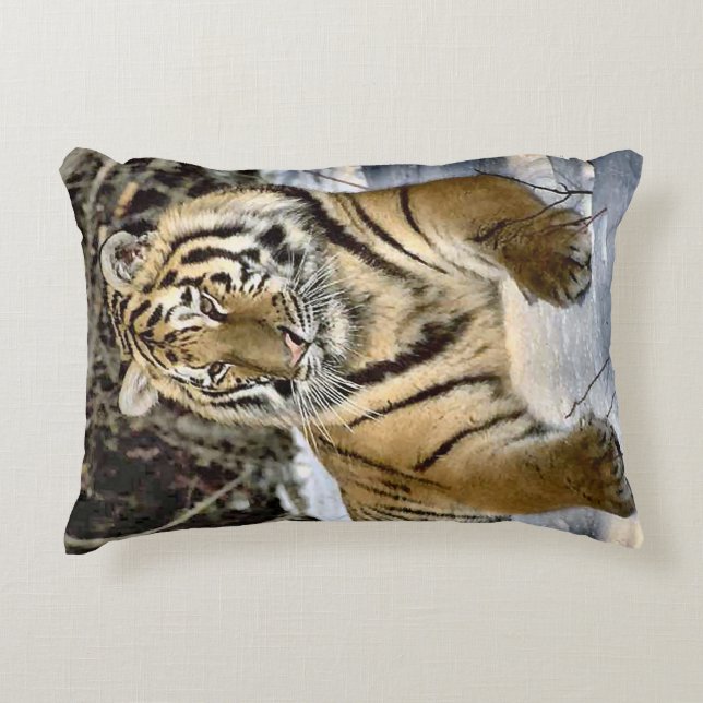 Tiger Lovers Accent Kussen (Voorkant)
