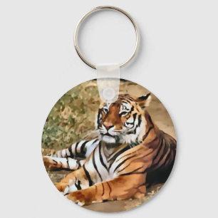 Tiger Lovers Art Gifts Sleutelhanger