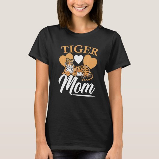 Tiger Ma Wildlife Animal Zoo Zookeeper Mothers Da T-shirt (Voorkant)